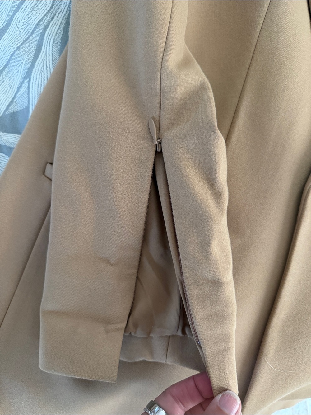 Express columnist Women's Camel Blazer Jacket - Classic Tailored Coat - Picture 3 of 4